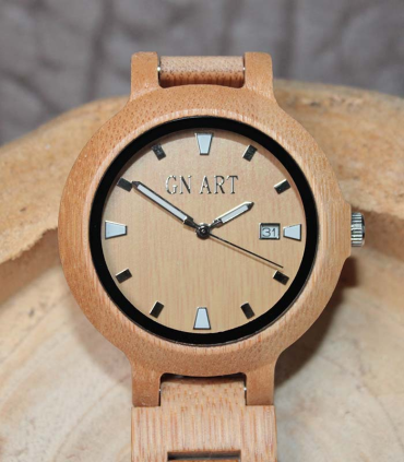 GN-Art Bamboe Houten Horloge