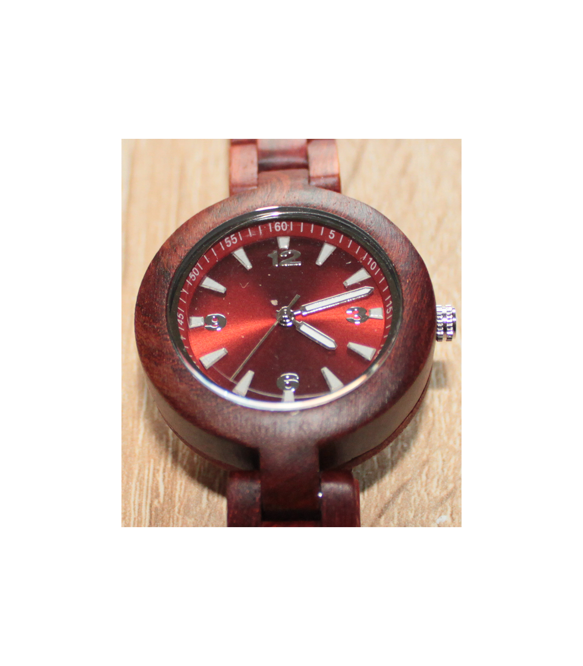 C01 Houten dameshorloge