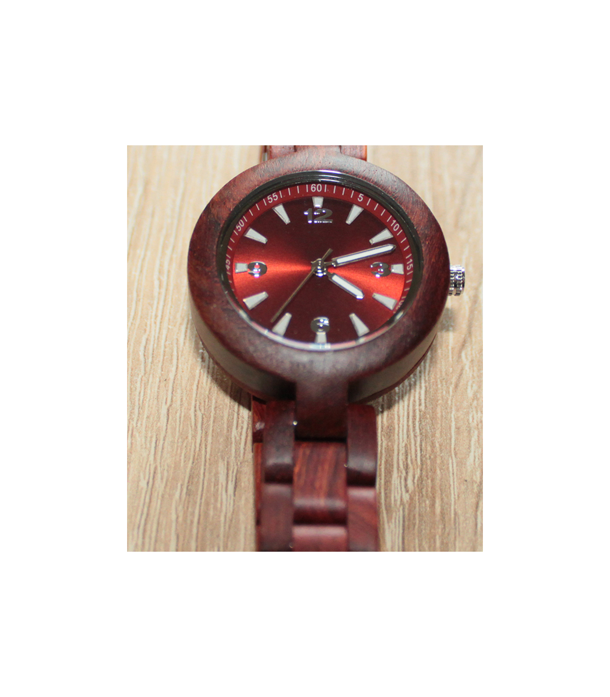 C01 Houten dameshorloge