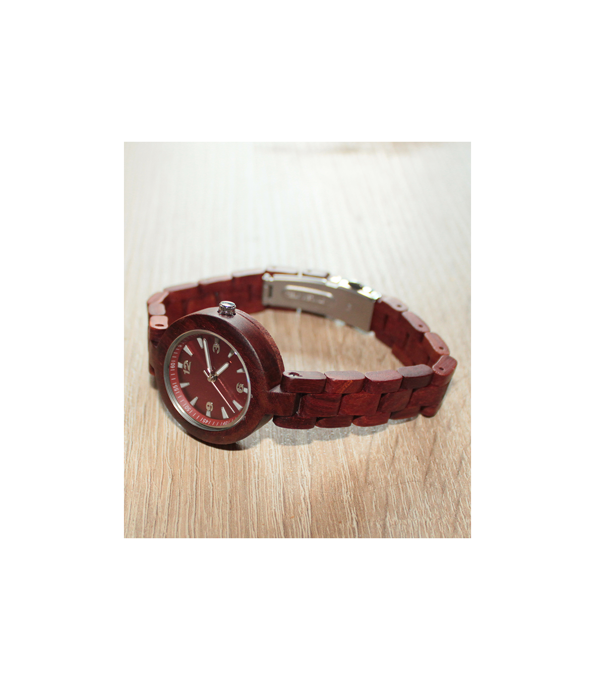 C01 Houten dameshorloge