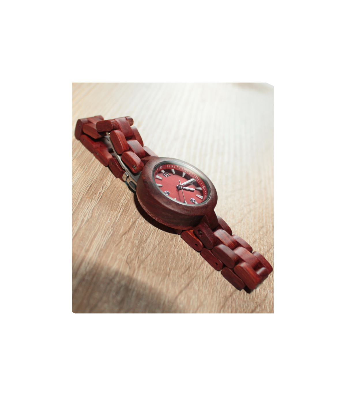 C01 Houten dameshorloge