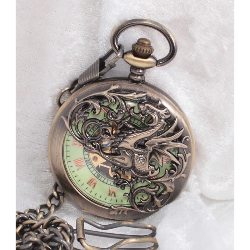 Mechanisch vestzakhorloge Draak