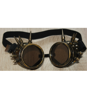 steampunk zwart leren riem tas en flesjes