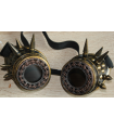steampunk goggles met spikes vintage