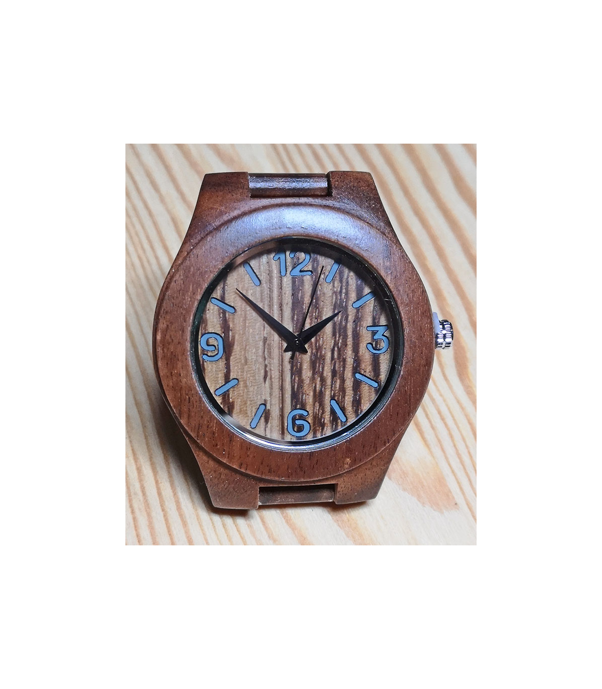 Zebra-houten Dames Horloge