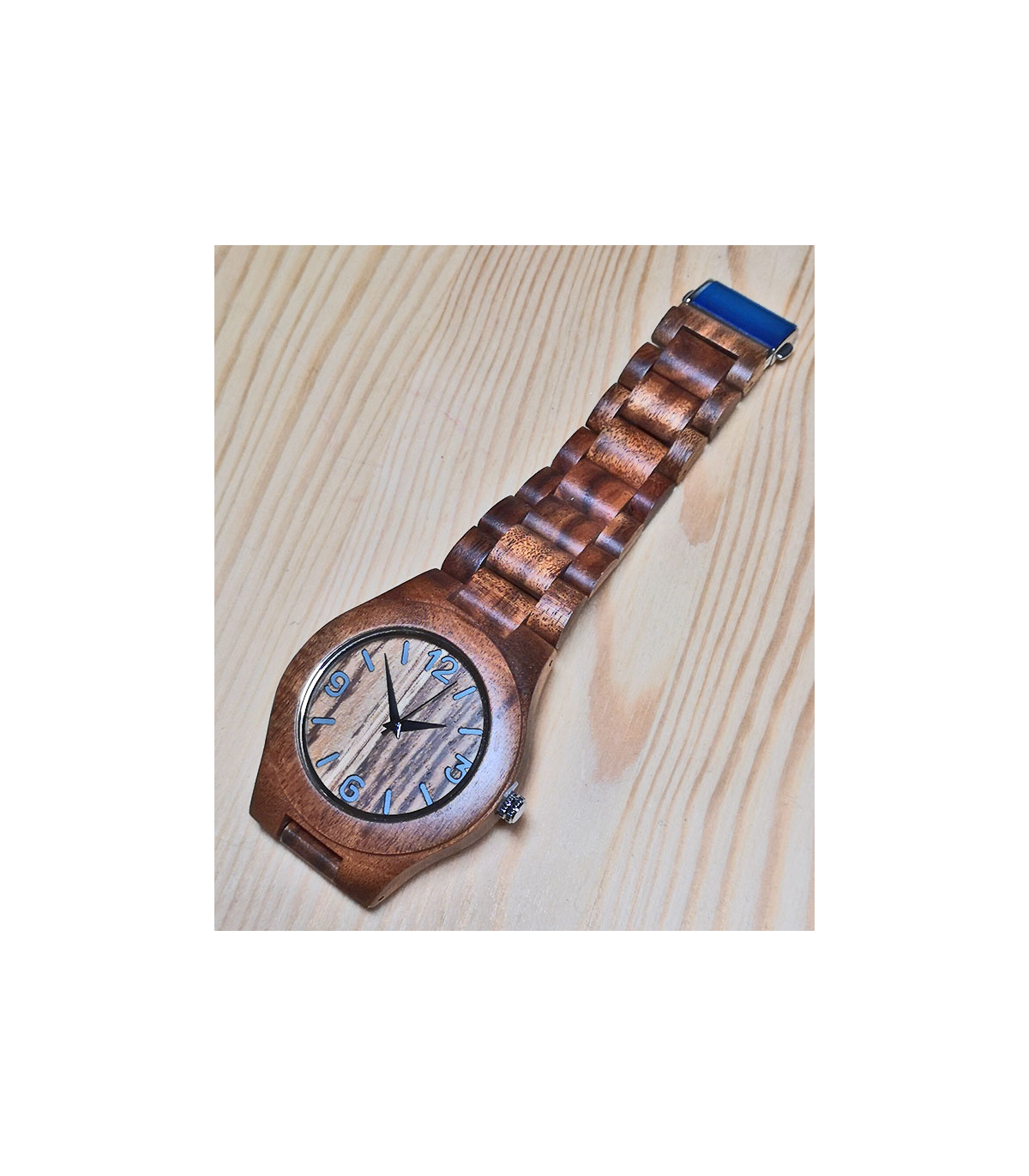 Zebra-houten Dames Horloge