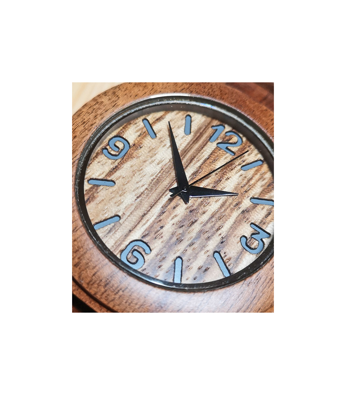 Zebra-houten Dames Horloge