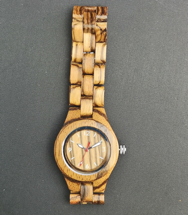 GN-Art Zebra-houten Dames Horloge