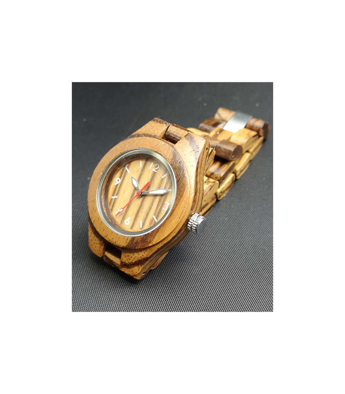 GN-Art Zebra-houten Dames Horloge