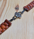 Zebrahout horlogeband 22 mm
