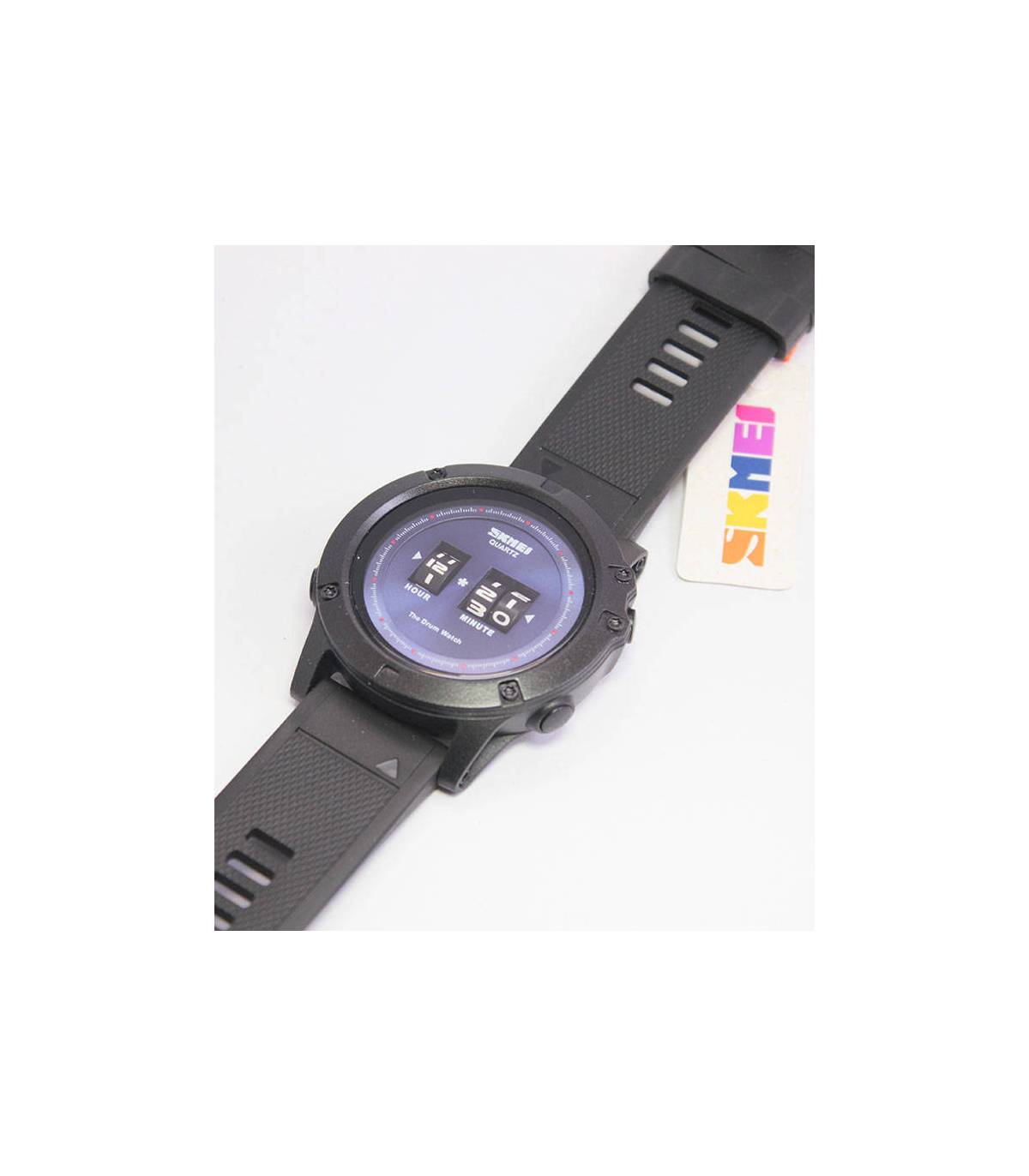 Drum-watch blauw