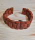 Zebrahout horlogeband 22 mm