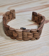 Zebrahout horlogeband 22 mm