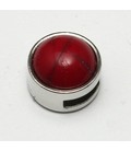 cuoio schuiver 8mm rood