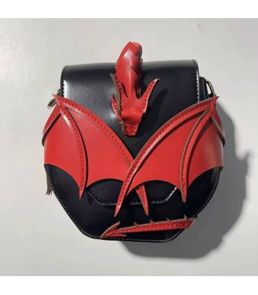 Drakentas Zwart/Rood