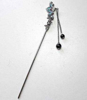 Haarpen Butterfly Blue