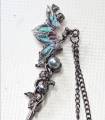 Haarpen Butterfly Blue