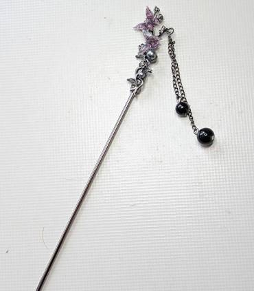 Haarpen Butterfly Purple