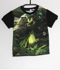 Shirt korte mouwen draakje in jungle