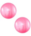 AANBIEDING! Polaris cabochon 12mm Mosso shiny Magenta pink