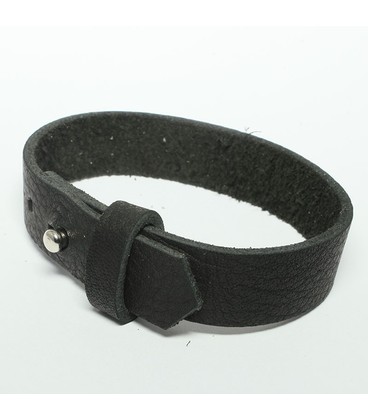  DQ cuoio armband 15mm v 20mm glas br