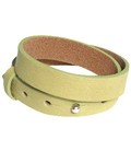Cuoio armbanden leer 15 mm voor 20 mm cabo  dubbel Cress green