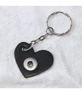 Sleutelhanger  mini  mini esbeco zwart hart ong. 3.5cm