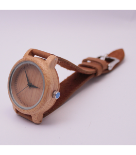 Houten dames horloge