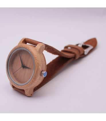 Houten dames horloge