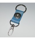 sleutel en tas  hanger blauw crackle
