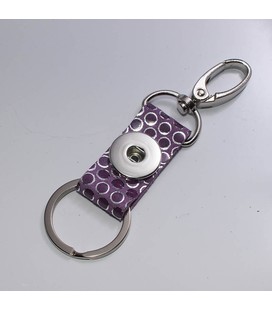 sleutel en tas  hanger paars cirkel